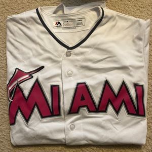 Mens Miami Marlins Mother’s Day jersey blank